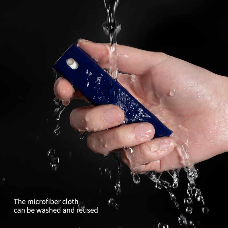 CLICK CLEAN Screen Cleaner, Fingerprint Proof Screen Cleaner Spray, All-in-One Cleaner with Microfiber, Shell and Phone Stand for All Phones, Laptop and Tablet Screens (Dark Blue) - Image 4